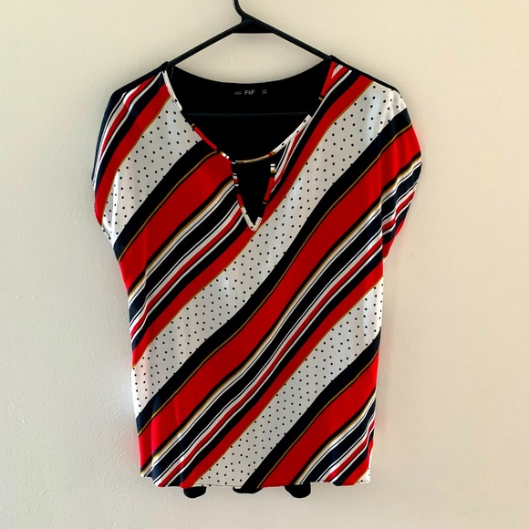 F&F Tops - Short sleeve striped blouse